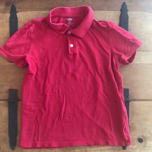 Old Navy Boys Red Uniform Polo Shirt